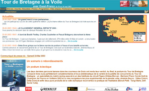 Le Tour de Bretagne  la Voile avec Ouest-France 2003